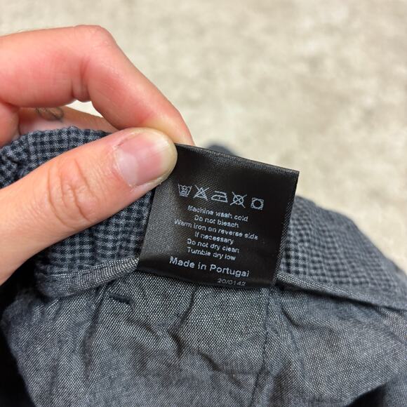 Todd Snyder Gingham Check Seersucker 9" Shorts Men's Large Preppy Minimalist - Picture 8 of 9